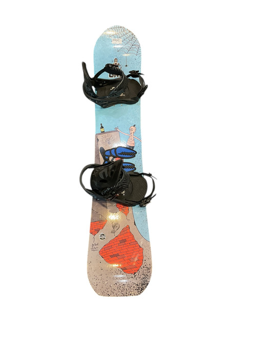 Vist Large View of Product Image Which is Used GNU JOY HOWELL 144CM Mens Board/Bindings Sky Blue 144 cm