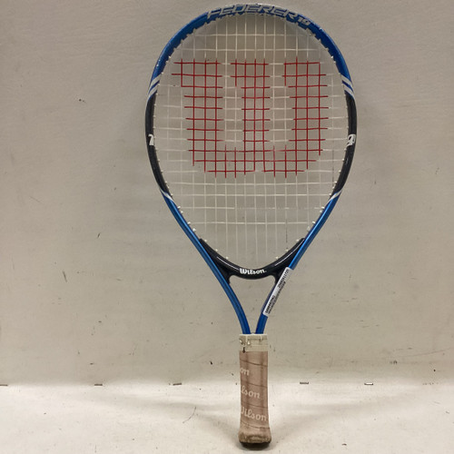 Vist Large View of Product Image Which is Used Wilson FEDERER 19 Junior Tennis Racquet Royal Blue 19"