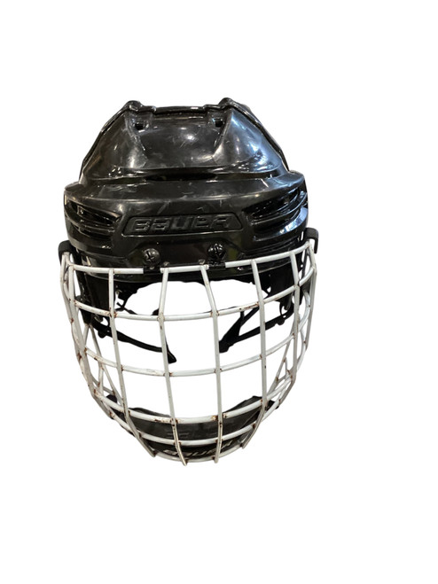Vist Large View of Product Image Which is Used Bauer RE-AKT 100 S Helmet Cage Combo Black SM