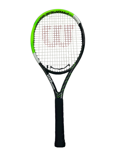 Vist Large View of Product Image Which is Used Wilson PROFILE SENSATION Adult Tennis Racquet Kelly green 4 1/2"