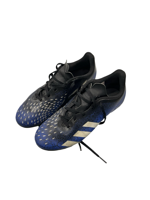 Vist Large View of Product Image Which is Used Adidas Soccer Cleats Navy Blue Junior 05