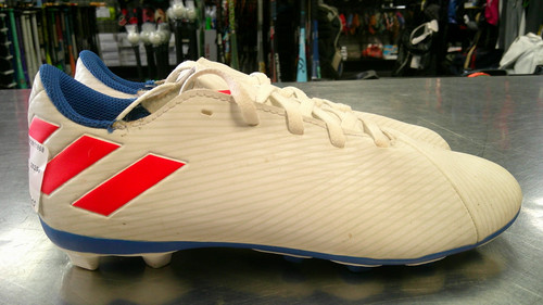 Vist Large View of Product Image Which is Used Adidas Soccer Cleats White Junior 04