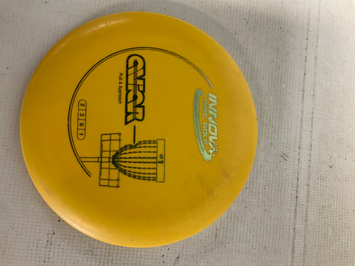 Vist Large View of Product Image Which is Used Innova AVIAR Disc Golf Putter Yellow