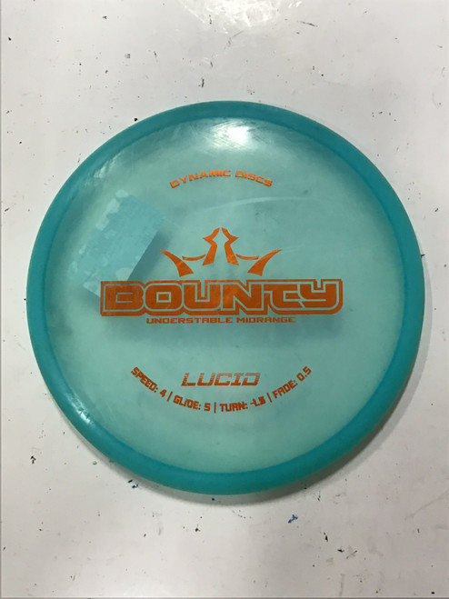 Vist Large View of Product Image Which is Used Dynamic Discs LUCID BOUNTY Disc Golf Mid Range Sky Blue 168g