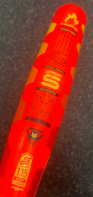 Vist Large View of Product Image Which is Used Easton HYPE FIRE BB/SB USSSA 2 3/4 Bat 31"