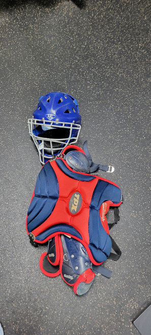 Vist Large View of Product Image Which is Used Louisville Slugger CATCHER SET Catchers Equipment Other