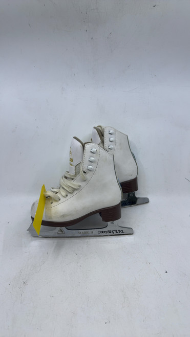 Vist Large View of Product Image Which is Used Jackson MYSTIQUE Girls Figure Skate White Youth 09.0