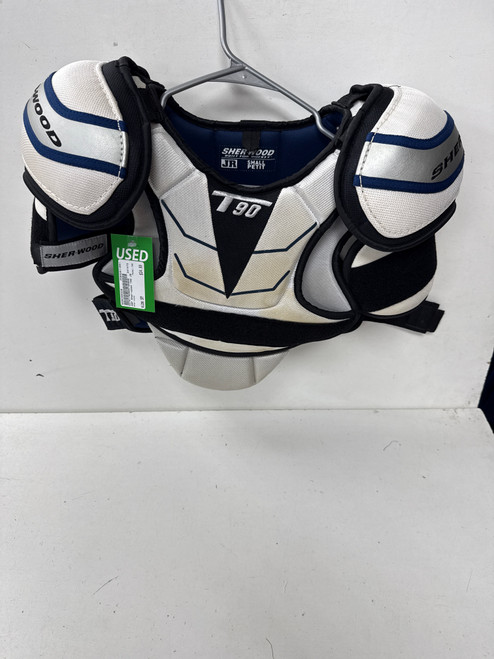 Vist Large View of Product Image Which is Used Sher-wood T90 Junior Shoulder Pads SM