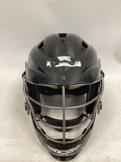 Vist Large View of Product Image Which is Used Cascade CS-R Lacrosse Helmet Black One Size