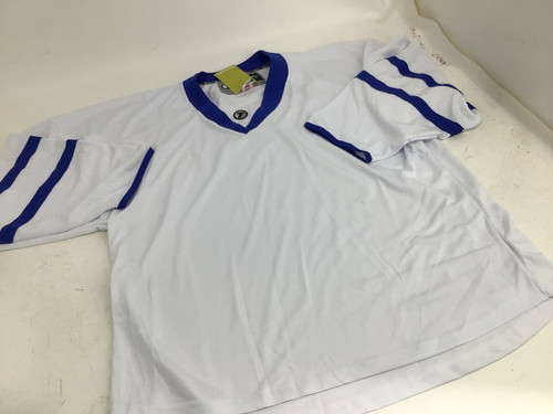 Vist Large View of Product Image Which is Used Tron TORONTO MAPLE LEAVES REPLICA JERSEY SR L Hockey Tops Senior White LG