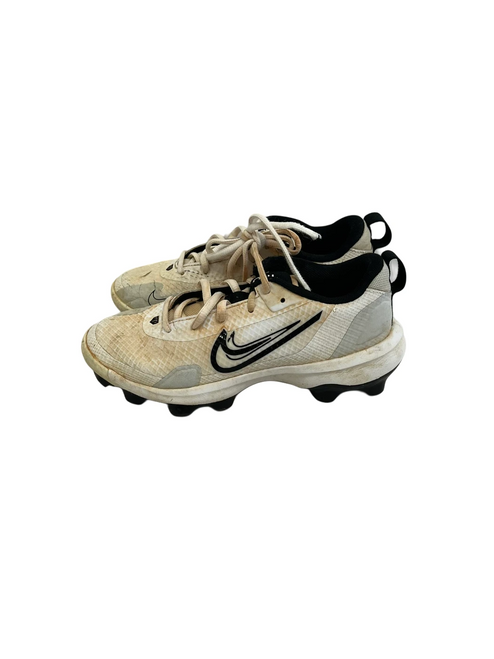 Vist Large View of Product Image Which is Used Nike Trout Jr 3 Baseball Cleats White 