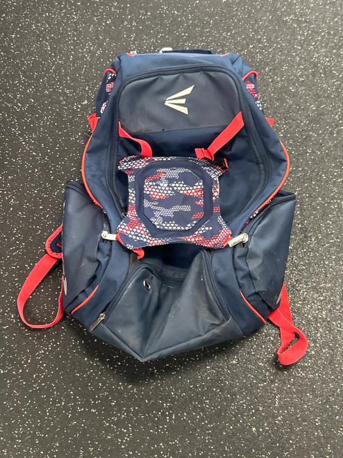Vist Large View of Product Image Which is Used Easton WALK OFF BB/SB Player Backpack Navy Blue