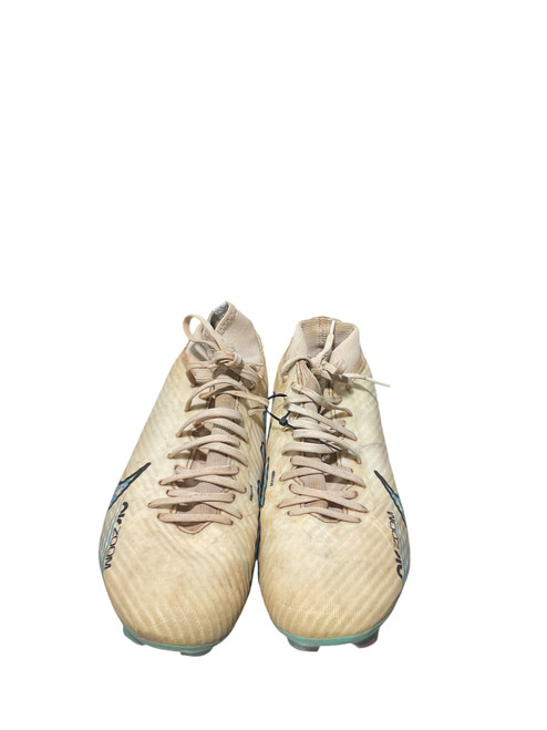 Vist Large View of Product Image Which is Used Nike Soccer Cleats White Senior 7.5