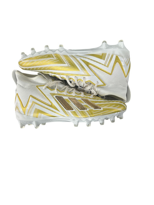 Vist Large View of Product Image Which is Used Adidas Adult FB Cleats White Senior 14