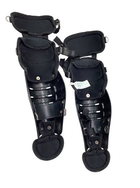 Vist Large View of Product Image Which is Used PROTEAM CATCHERS LEG GUARDS Catchers Leg Guards Black Junior