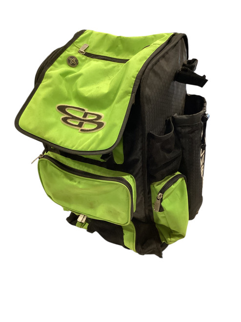 Vist Large View of Product Image Which is Used BoomBah LIME GREEN WHEELED BAG BB/SB Player Wheeled Bag Green