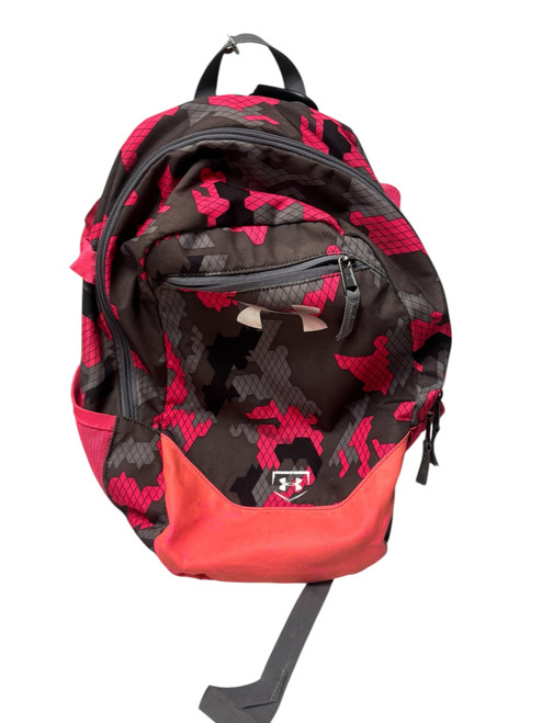 Vist Large View of Product Image Which is Used Under Armour Youth Softball Backpack Pink