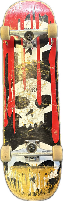 Vist Large View of Product Image Which is Used SKULL INDEPENDENT Complete Skateboard Red 