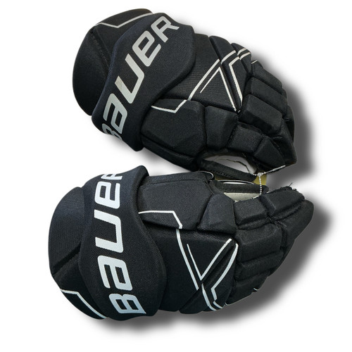 Vist Large View of Product Image Which is Used Bauer BAUER NSX HOCKEY GLOVES Senior Gloves Black 14"