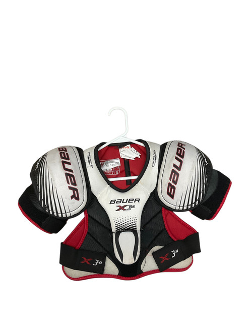 Vist Large View of Product Image Which is Used Bauer VAPOR X3.0 JR SHOULDER PAD Junior Shoulder Pads MD