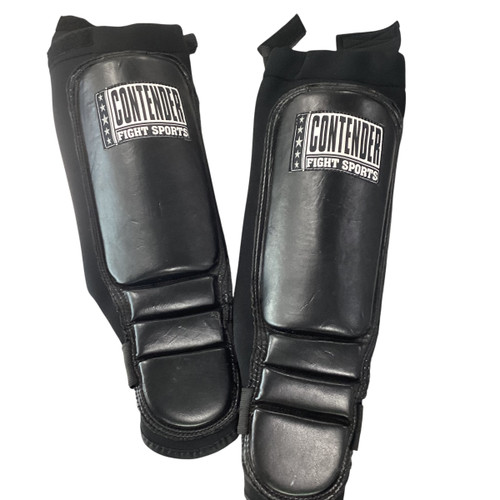Vist Large View of Product Image Which is Used Martial Arts Shin Pads Black MD