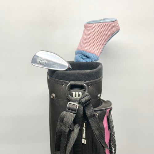 Vist Large View of Product Image Which is Used Wilson ITS A GIRL THING JR SET Jr Package Set RH Black 4 Piece