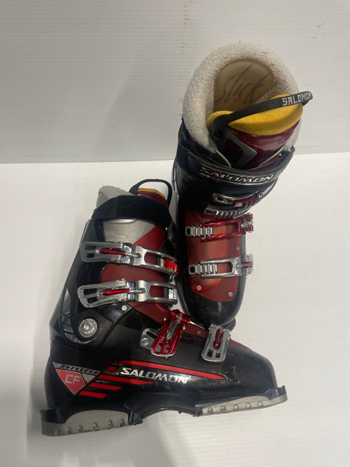 Vist Large View of Product Image Which is Used Salomon PERFORMA Mens DH Ski Boot Black 265 MP - M08.5 - W09.5