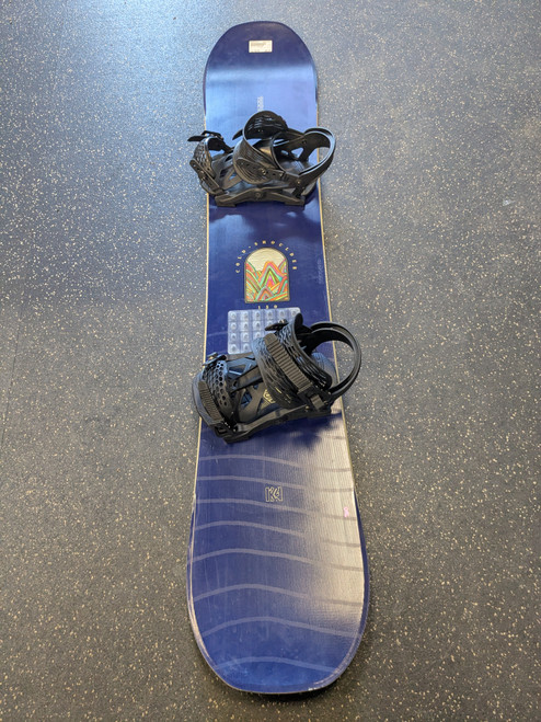 Vist Large View of Product Image Which is Used K2 COLD SHOULDER Mens Snowboard Only Royal Blue 150 cm