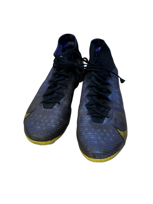Vist Large View of Product Image Which is Used Nike MERCURIAL SUPERFLY 8 ELITE FG CV0958-574 Mens Soccer Cleats Navy Blue Size 9