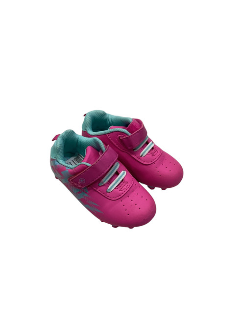 Vist Large View of Product Image Which is Used Soccer Cleats Pink Youth 08.0
