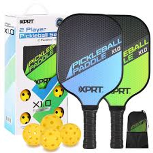 Vist Large View of Product Image Which is New 2 PLAYER PICKLEBALL SET