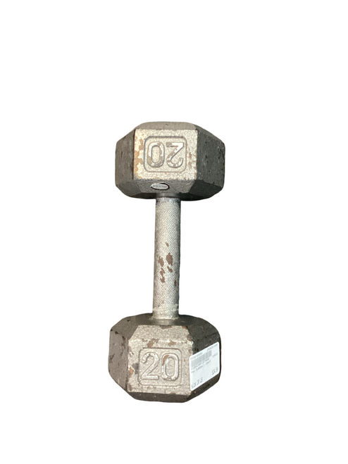Vist Large View of Product Image Which is Used Hex Dumbbell (Each) 20 lb