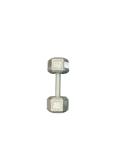 Vist Large View of Product Image Which is Used Hex Dumbbell (Each) 25 lb
