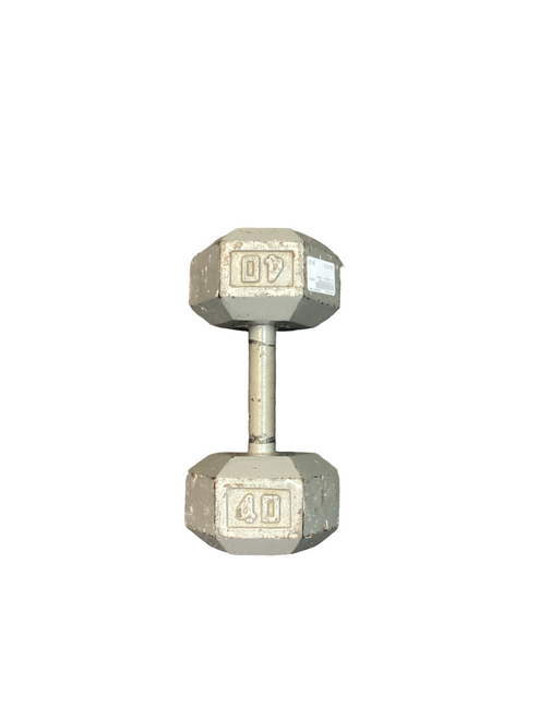 Vist Large View of Product Image Which is Used Hex Dumbbell (Each) 40 lb