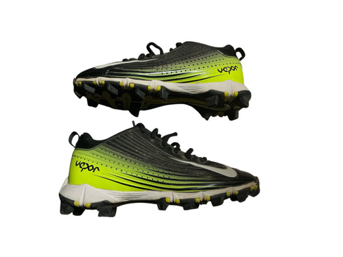 Vist Large View of Product Image Which is Used Nike VAPOR BB/SB Cleats Black And Neon Green Youth 13.0