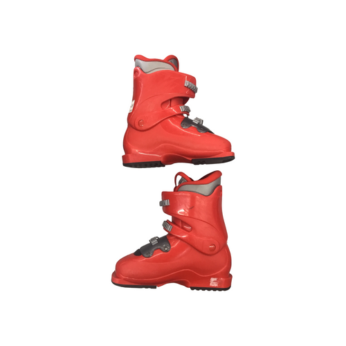 Vist Large View of Product Image Which is Used Salomon RED SKI BOOTS PERFORMANCE Mens DH Ski Boot Red 240 MP - J06 - W07