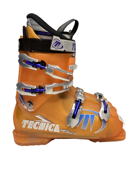 Vist Large View of Product Image Which is Used Tecnica DIABLO RACE PRO 70 Mens DH Ski Boot Orange 265 MP - M08.5 - W09.5