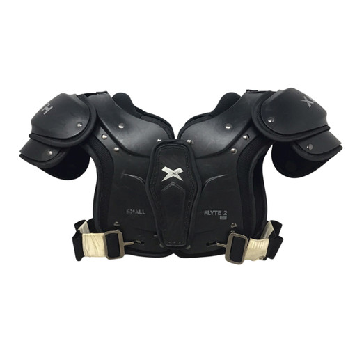 Vist Large View of Product Image Which is Used Xenith FLYTE 2 FB Shoulder Pads Black SM