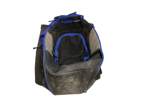 Vist Large View of Product Image Which is Used Demarini BACKPACK BB/SB Player Carry Bag Black And Navy Blue