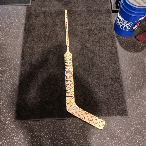 Vist Large View of Product Image Which is Used Christian USA 200 Senior Goalie Stick 26"