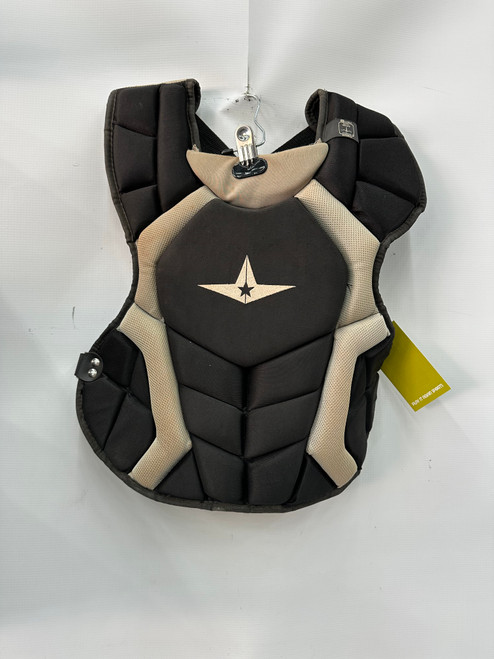 Vist Large View of Product Image Which is Used All-Star CATCHER CHEST Catchers Chest Protector Black Junior