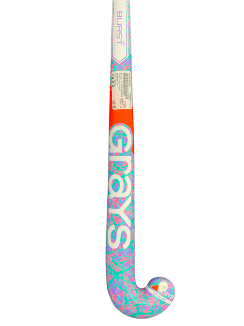 Vist Large View of Product Image Which is Used Grays Field Hockey BURST JNR FH Complete Stick Purple 34"