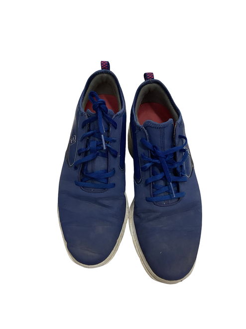 Vist Large View of Product Image Which is Used Foot Joy SUPERLITE XP Mens Golf Shoes Navy Blue Senior 11