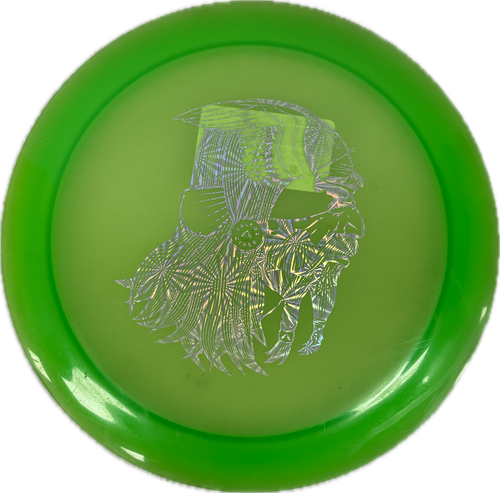 Vist Large View of Product Image Which is Used Prodigy Disc CALE LEIVISKA Disc Golf Putter Green