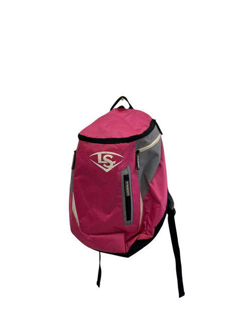 Vist Large View of Product Image Which is Used Louisville Slugger BB/SB Player Backpack Pink