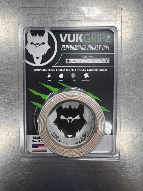 New VUKGRIPZ HOCKEY PULSE-WHITE 10558-50V1403 Vist Large View of Product Image Which is New VUKGRIPZ HOCKEY PULSE-WHITE