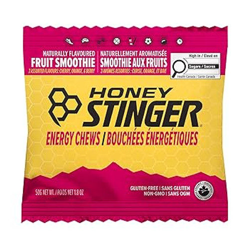 Vist Large View of Product Image Which is New Honey Stinger Chews Frt Sm
