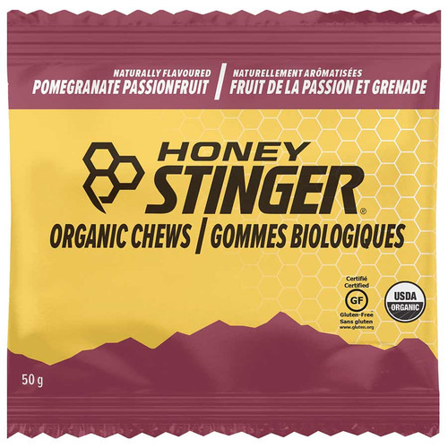 Vist Large View of Product Image Which is New Honey Stinger Chews Pomeg