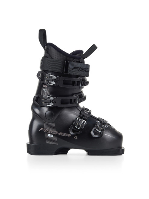 Vist Large View of Product Image Which is New FISCHER RC 85 BLACK SZ 25.5 WMNS SKI BOOTS