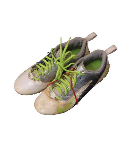 Vist Large View of Product Image Which is Used Nike Adult FB Cleats White Senior 8.5